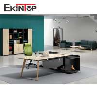 Ekintop modern cheap pictures antique black specifications wood executive office table and chair price