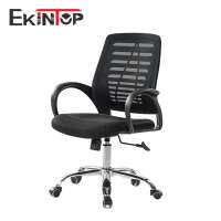 Ekintop executive cheap best office ergonomic mid back staff office chair with best mesh chair