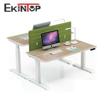 Height-adjustable training ajustable wooden height adjustable standing office desk frame in india