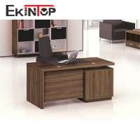 Ekintop wholesale 1.2m design wooden office computer table for office furniture