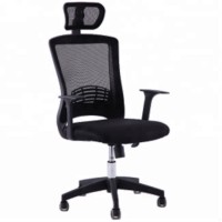 Quality Ergonomic Mesh Office Chair Popular Staff Office Chair High Back Mesh Chair with Headrest