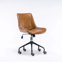 Wholesale Small MOQ PU Leather Office Chair, Modern Swivel Height Adjustable Chair