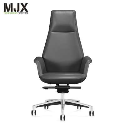 High back leather chair boss executive office chair with headrest