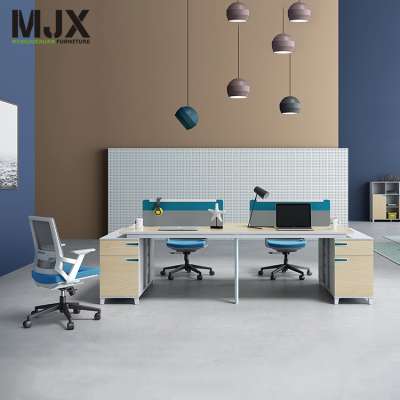 Melamine modern original design office furniture table 4 person office work station