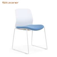 Designer low price stackable meeting room office plastic training chair