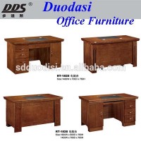 The latest factory offer modern simple office computer table design in wood RT-1825